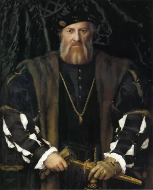 Portrait of Charles de Solier, Lord of Morette painting by Hans Holbein The Younger