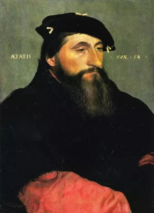 Portrait of Duke Antony the Good of Lorraine by Hans Holbein The Younger Oil Painting
