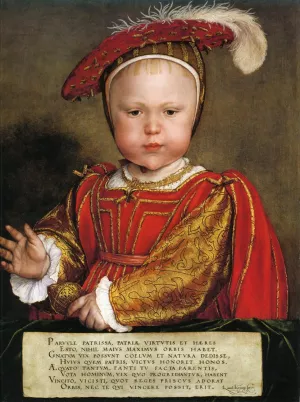 Portrait of Edward, Prince of Wales by Hans Holbein The Younger - Oil Painting Reproduction