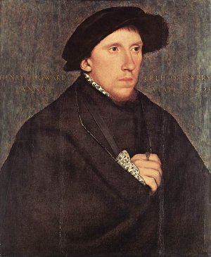 Portrait of Henry Howard, the Earl of Surrey by Hans Holbein The Younger Oil Painting