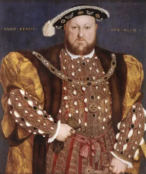 Portrait of Henry VIII by Hans Holbein The Younger - Oil Painting Reproduction