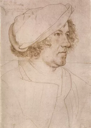Portrait of Jakob Meyer zum Hasen II Oil painting by Hans Holbein The Younger