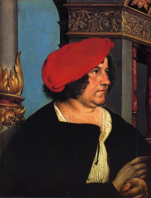 Portrait of Jakob Meyer zum Kasen by Hans Holbein The Younger Oil Painting