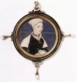 Portrait of Jane Pemberton painting by Hans Holbein The Younger