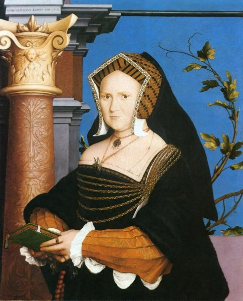 Portrait of Lady Guildford by Hans Holbein The Younger - Hand-Painted Oil Painting Reproduction