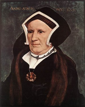 Portrait of Lady Margaret Butts by Hans Holbein The Younger Oil Painting