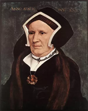 Portrait of Lady Margaret Butts by Hans Holbein The Younger - Oil Painting Reproduction