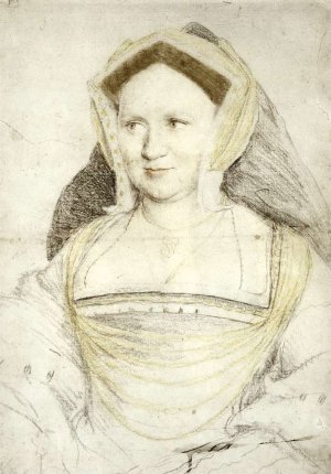 Portrait of Lady Mary Guildford by Hans Holbein The Younger Oil Painting
