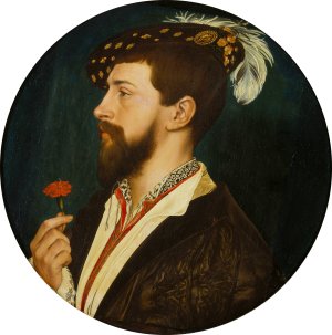 Portrait of Simon George of Cornwall by Hans Holbein The Younger Oil Painting