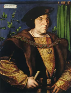 Portrait of Sir Henry Guildford by Hans Holbein The Younger - Oil Painting Reproduction
