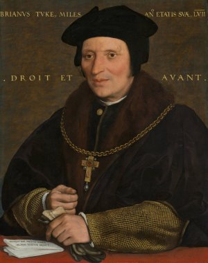 Sir Brian Tuke by Hans Holbein The Younger Oil Painting