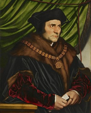 Sir Thomas More  by Hans Holbein The Younger Oil Painting