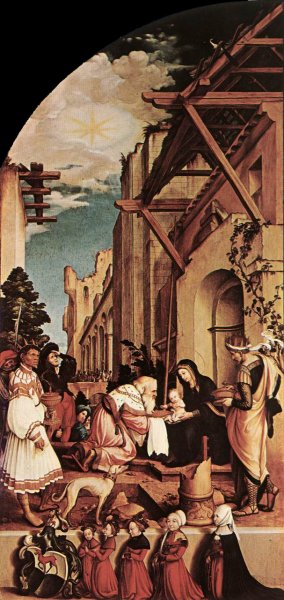 Main Product Photo of The Oberried Altarpiece Left Wing Painting by Hans Holbein The Younger
