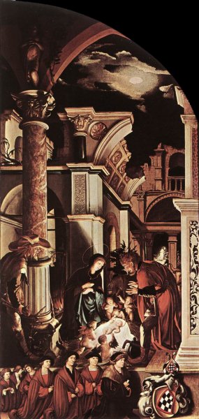 The Oberried Altarpiece Right Wing by Hans Holbein The Younger Oil Painting