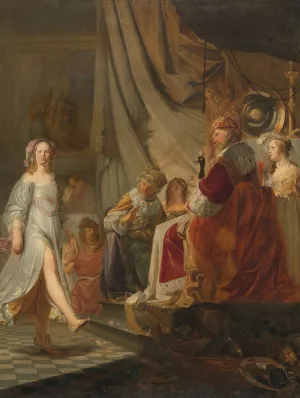 Salome Dancing for Herod by Hans Horions Oil Painting