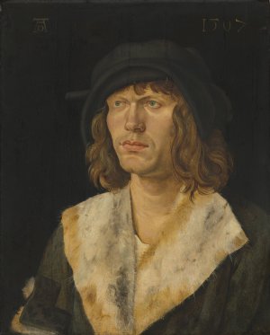 Portrait of a Man by Hans Leonhard Schaufelein Oil Painting