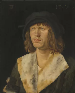 Portrait of a Man by Hans Leonhard Schaufelein Oil Painting