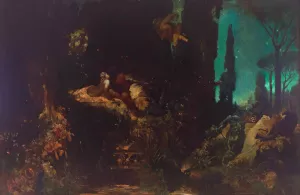 A Midsummer Night's Dream by Hans Makart Oil Painting