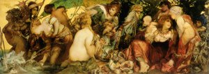 Abundantia - The Gifts of the Sea by Hans Makart Oil Painting
