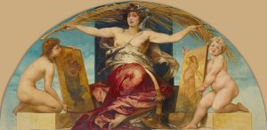 Allegory of Religious and Profane Painting by Hans Makart Oil Painting