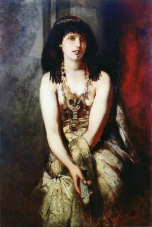 An Egyptian Princess painting by Hans Makart