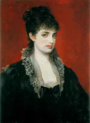 Anna von Waldberg painting by Hans Makart