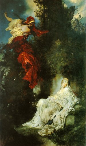 Das schlafende Schneewittchen by Hans Makart Oil Painting
