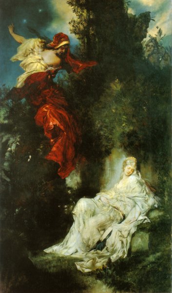 Main Product Photo of Das schlafende Schneewittchen Painting by Hans Makart