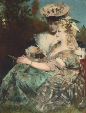 Der Liebesbrief by Hans Makart Oil Painting