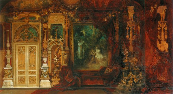 Main Product Photo of Der Sommernachstraum, Entwurf zur Dekoration eines Raumes in der Hermesvilla Painting by Hans Makart