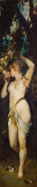 Die funf Sinne; Der Geruch by Hans Makart Oil Painting