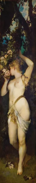 Die funf Sinne; Der Geruch by Hans Makart Oil Painting