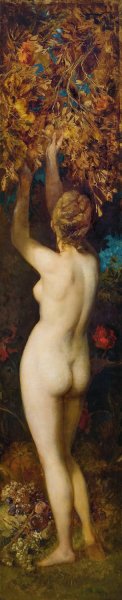 Die funf Sinne; Der Geschmack by Hans Makart Oil Painting