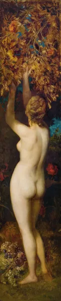 Die funf Sinne; Der Geschmack by Hans Makart Oil Painting
