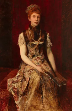 Dora Fournier-Gabillon by Hans Makart Oil Painting