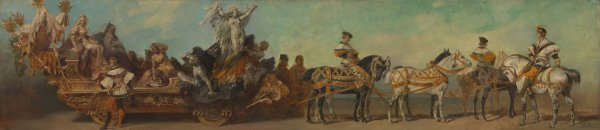 Main Product Photo of Entwurf zum Festzug 1879 - Der Bergbau  Painting by Hans Makart