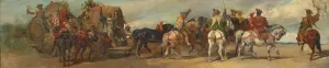 Entwurf zum Festzug 1879 - Die Bierbrauer by Hans Makart Oil Painting