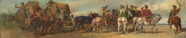Main Product Photo of Entwurf zum Festzug 1879 - Die Bierbrauer  Painting by Hans Makart