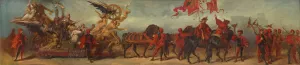Entwurf zum Festzug 1879 - Die Eisenbahner by Hans Makart Oil Painting