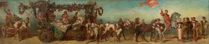 Entwurf zum Festzug 1879 - Die Fleischselcher by Hans Makart Oil Painting