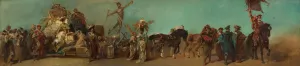 Entwurf zum Festzug 1879 - Die Genossenschaft der Groshandler by Hans Makart Oil Painting