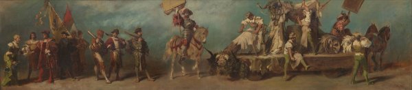 Main Product Photo of Entwurf zum Festzug 1879 - Die Gerber  Painting by Hans Makart