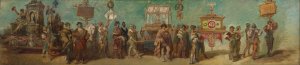 Entwurf zum Festzug 1879 - Die Hafner und Glaser by Hans Makart Oil Painting