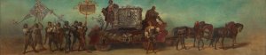Entwurf zum Festzug 1879 - Die Schlosser by Hans Makart Oil Painting