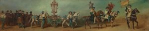 Entwurf zum Festzug 1879 - Die Spengler by Hans Makart Oil Painting