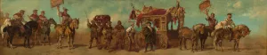 Entwurf zum Festzug 1879 - Die Wagenbauer, Sattler, Riemer und Taschner by Hans Makart Oil Painting