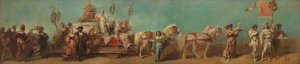 Entwurf zum Festzug 1879 - Die Zuckerbacker by Hans Makart Oil Painting