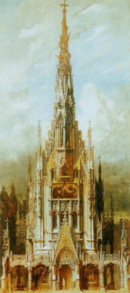 Gotische Grabkirche St. Michael, Turmfassade