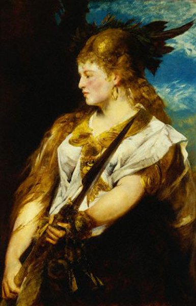 Main Product Photo of Helene Racowitza as Walkure Painting by Hans Makart
