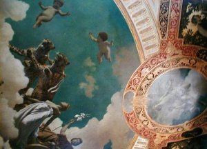 Hermesvilla Ceiling Paintings by Hans Makart Oil Painting